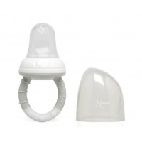 Kiokids Silicone Food Feeder Grey