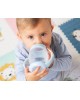 Kiokids Silicone Spout Cup 270ml Blue Leaves Kiokids Silicone Spout Cup 270ml Blue Leaves