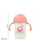 Kiokids Weighted Straw Cup 300ml Pink Princess Kiokids Weighted Straw Cup 300ml Pink Princess