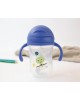 Kiokids Weighted Straw Cup 300ml Blue Space
