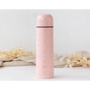 Kiokids Flask 500ml Pink Leaves Kiokids Flask 500ml Pink Leaves