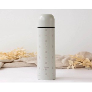 Kiokids Flask 500ml Grey Leaves Kiokids Flask 500ml Grey Leaves