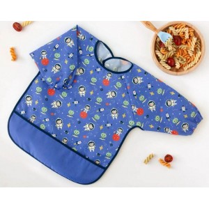 Kiokids Bib Long Sleeves Blue Space Kiokids Bib Long Sleeves Blue Space