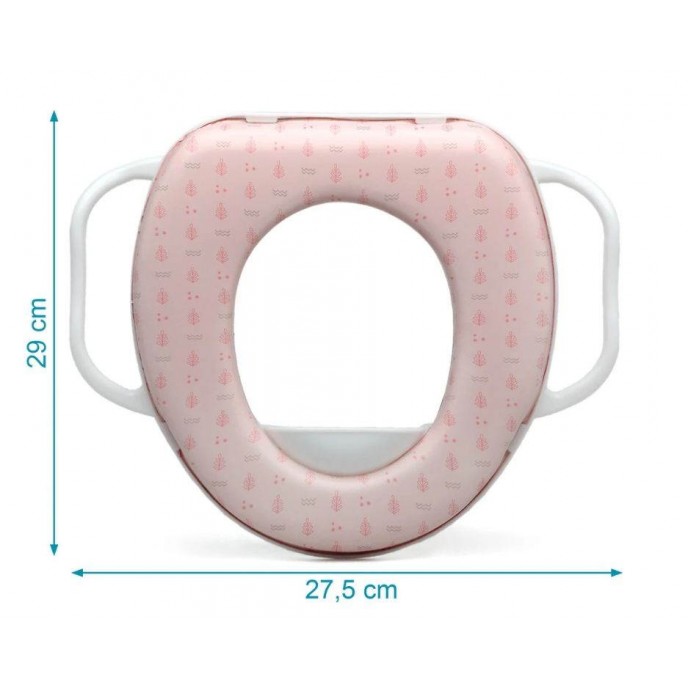 Kiokids Toilet Trainer Seat with Handles Pink