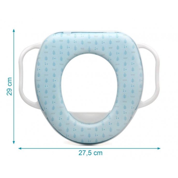 Kiokids Toilet Trainer Seat with Handles Blue