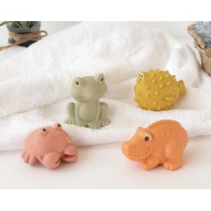Kiokids Anti-Mould Bath Toy Sea Animals 4pk