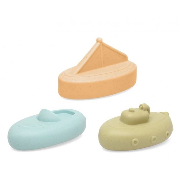 Kiokids Anti-Mould Bath Toy Boats 3pk