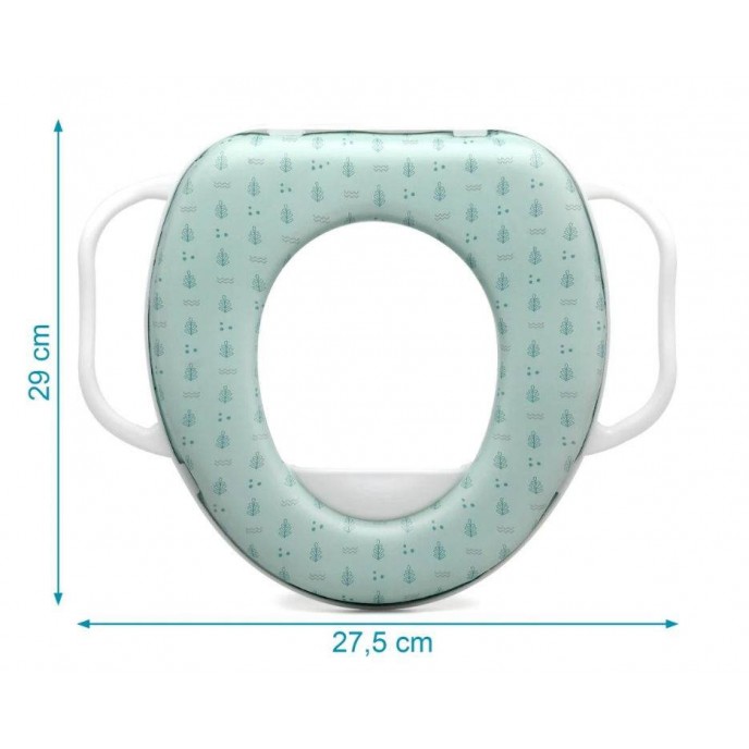 Kiokids Toilet Trainer Seat with Handles Sage