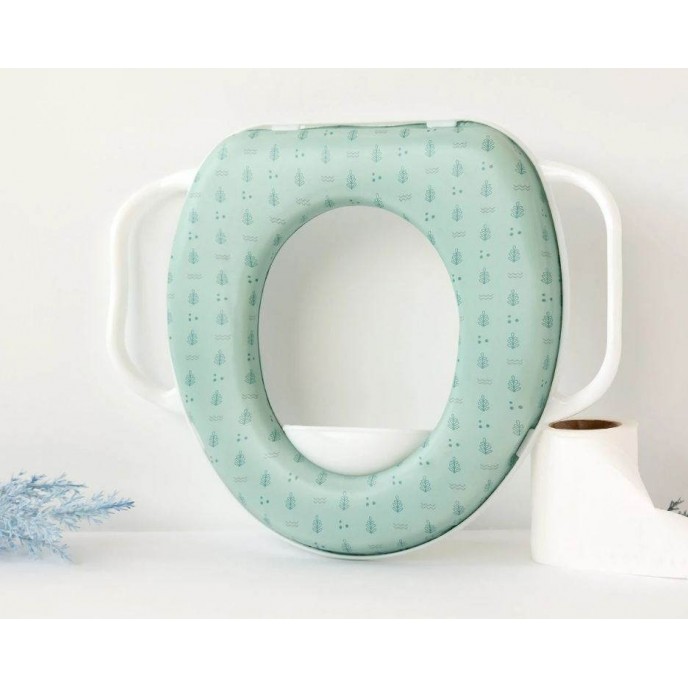 Kiokids Toilet Trainer Seat with Handles Sage