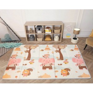 Kiokids Crawling Mat Reversible Forest