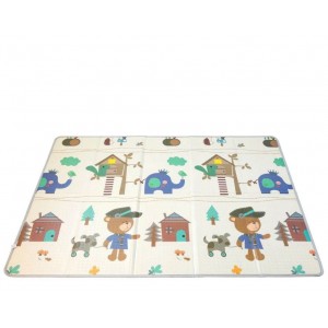 Kiokids Crawling Mat Reversible Vehicle Kiokids Crawling Mat Reversible Vehicle