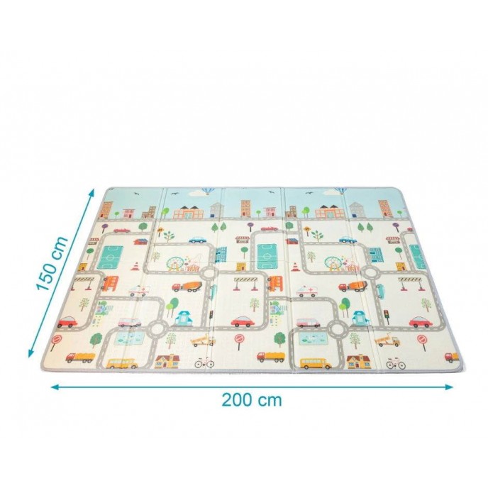 Kiokids Crawling Mat Reversible Vehicle Kiokids Crawling Mat Reversible Vehicle