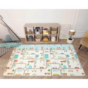 Kiokids Crawling Mat Reversible Vehicle