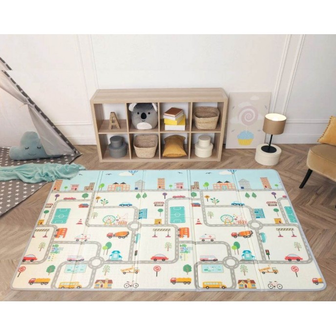 Kiokids Crawling Mat Reversible Vehicle Kiokids Crawling Mat Reversible Vehicle