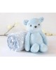 Kiokids Blanket and Plush Bear Blue Kiokids Blanket and Plush Bear Blue
