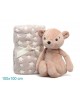 Kiokids Blanket and Plush Bear Beige Kiokids Blanket and Plush Bear Beige