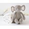 Kiokids Blanket and Plush Elephant Grey