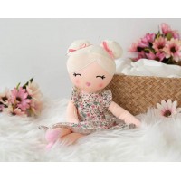 Kiokids Rag Doll 35cm Floral Blonde