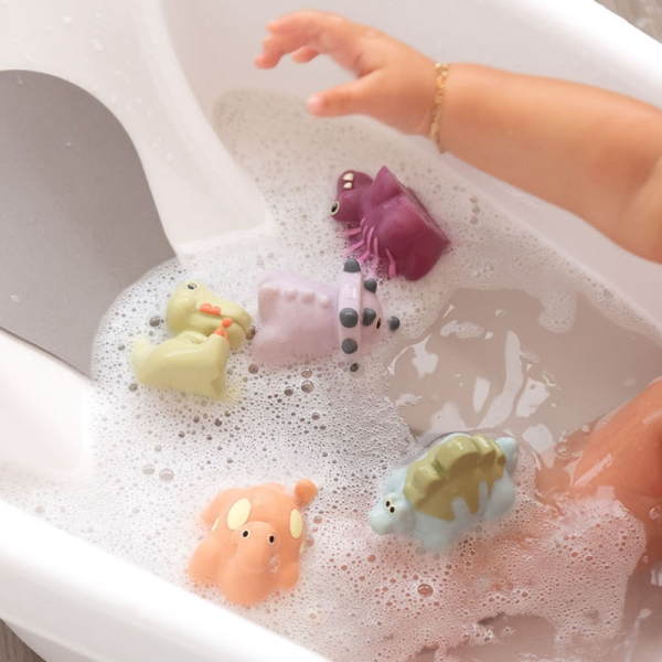 Kiokids Bath Toy Anti-Mould Dinos 5pk Kiokids Bath Toy Anti-Mould Dinos 5pk