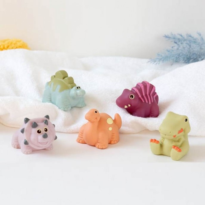 Kiokids Bath Toy Anti-Mould Dinos 5pk