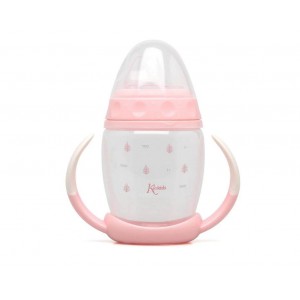 Kiokids Feeding Set with Storage Basket Pink