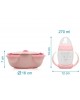 Kiokids Feeding Set with Storage Basket Pink
