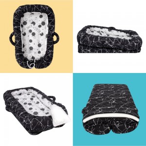 Sevi Bebe Baby Nest and Reflux Pillow Salmon Pink