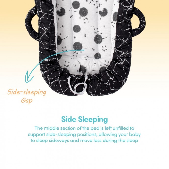 Sevi Bebe Baby Nest and Reflux Pillow Salmon Pink