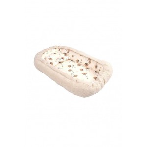 Sevi Bebe Baby Nest and Reflux Pillow Teddy Ecru