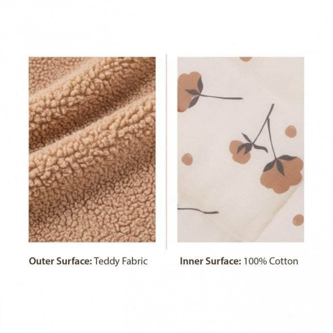 Sevi Bebe 2 in 1 Baby Nest and Reflux Pillow Teddy Brown