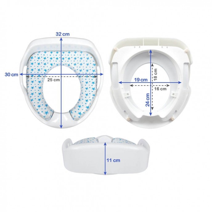 Sevi Bebe Toilet Seat Reducer Blue star