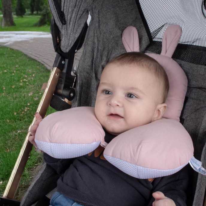 Sevi Bebe Padded Neck Support Pink Sevi Bebe Padded Neck Support Pink