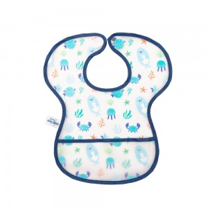 Sevi Bebe Bib EVA Pocket Marine Sevi Bebe Bib EVA Pocket Marine