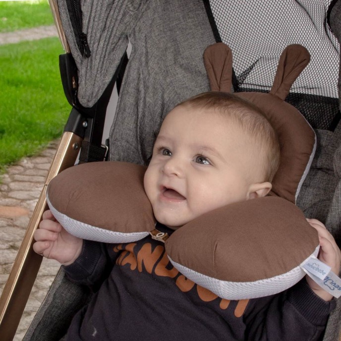 Sevi Bebe Padded Neck Support Brown Sevi Bebe Padded Neck Support Brown