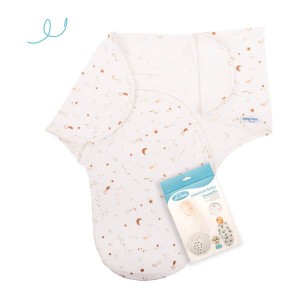 Sevi Bebe Swaddle Interlock 0/3m White Galaxy Sevi Bebe Swaddle Interlock 0/3m White Galaxy