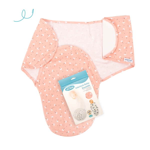 Sevi Bebe Swaddle Interlock 0/3m Pink Blossom