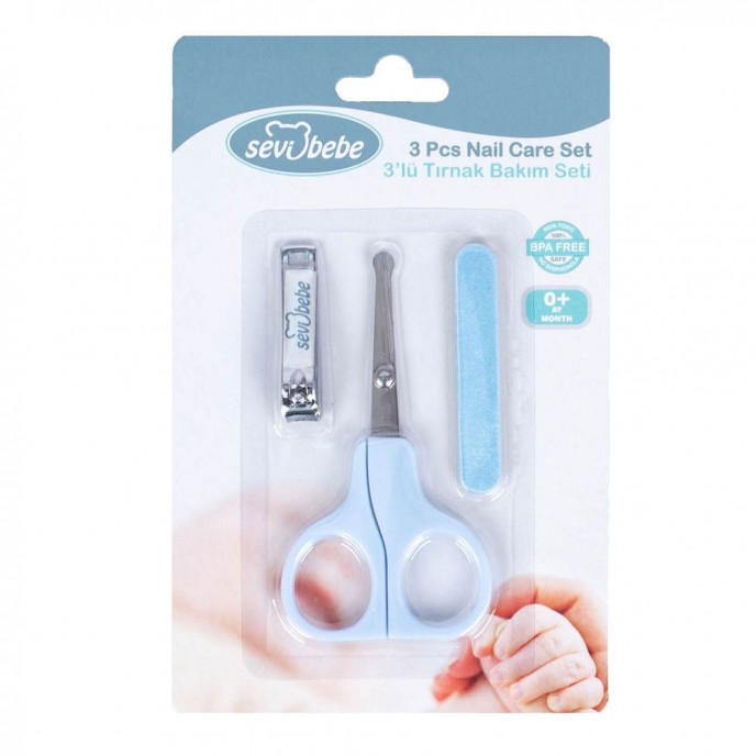 Sevi Bebe Nail Care Set 3pc Blue