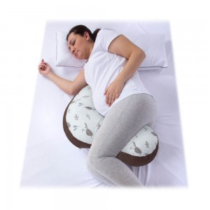 Sevi Bebe Maternity and Nursing Pillow L-Shape Bird Brown Sevi Bebe Maternity and Nursing Pillow L-Shape Bird Brown