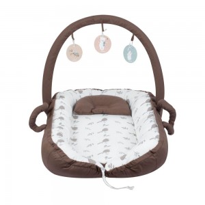 Sevi Bebe 2 in 1 Baby Nest and Playgym Bird Brown Sevi Bebe 2 in 1 Baby Nest and Playgym Bird Brown