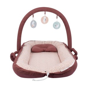 Sevi Bebe 2 in 1 Baby Nest and Playgym Flower Pink Sevi Bebe 2 in 1 Baby Nest and Playgym Flower Pink