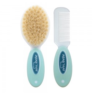 Sevi Bebe Brush and Comb Set Blue Sevi Bebe Brush and Comb Set Blue