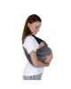 Sevi Bebe Carrier Wrap Sling Practical Grey Sevi Bebe Carrier Wrap Sling Practical Grey