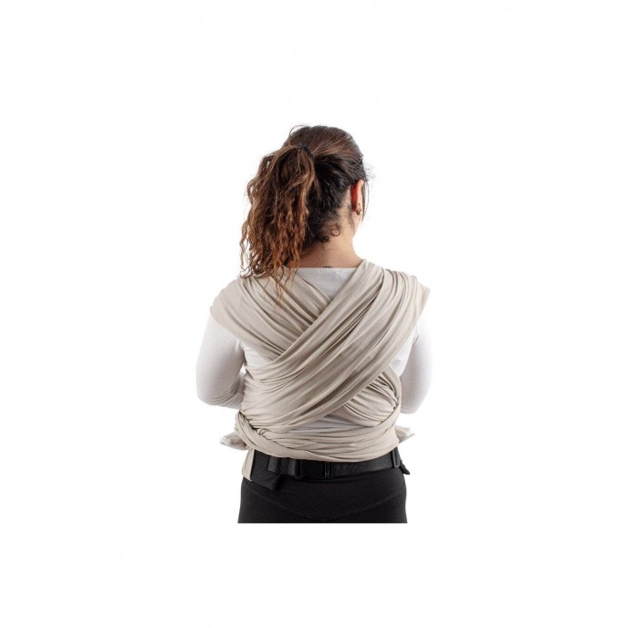 Sevi Bebe Carrier Wrap Sling with Waist Support Stone