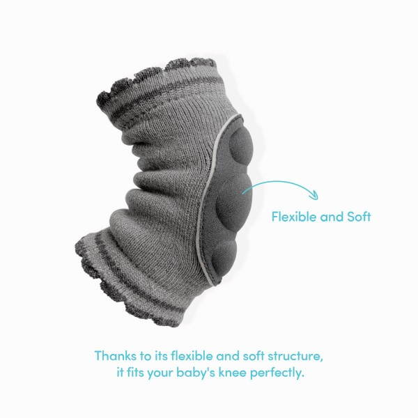 Sevi Bebe Crawling Knee Pads Grey