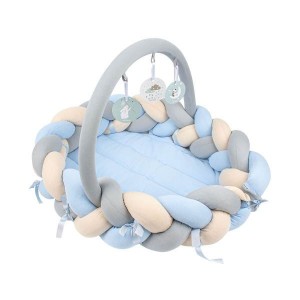 Sevi Bebe 3 in 1 Baby Nest, Playgym and Bed Bumper Blue Sevi Bebe 3 in 1 Baby Nest, Playgym and Bed Bumper Blue