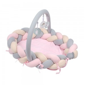 Sevi Bebe 3 in 1 Baby Nest, Playgym and Bed Bumper Pink Sevi Bebe 3 in 1 Baby Nest, Playgym and Bed Bumper Pink