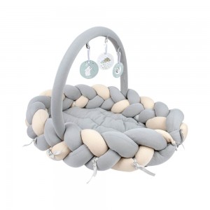 Sevi Bebe 3 in 1 Baby Nest, Playgym and Bed Bumper Grey Sevi Bebe 3 in 1 Baby Nest, Playgym and Bed Bumper Grey