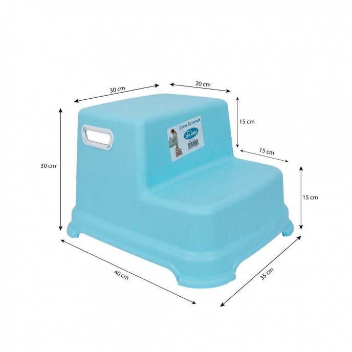 Sevi Bebe Stool Two-Step Turquoise Sevi Bebe Stool Two-Step Turquoise