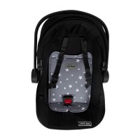 Sevi Bebe Infant Carseat Waist Supposrt Grey Stars
