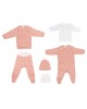 Sevi Bebe Premature Clothing Set 6pc Blossom Sevi Bebe Premature Clothing Set 6pc Blossom